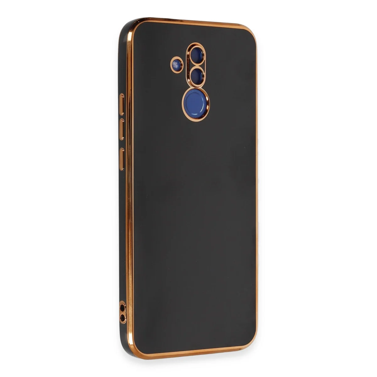 Mate 20 Lite Kılıf Volet Silikon - Siyah
