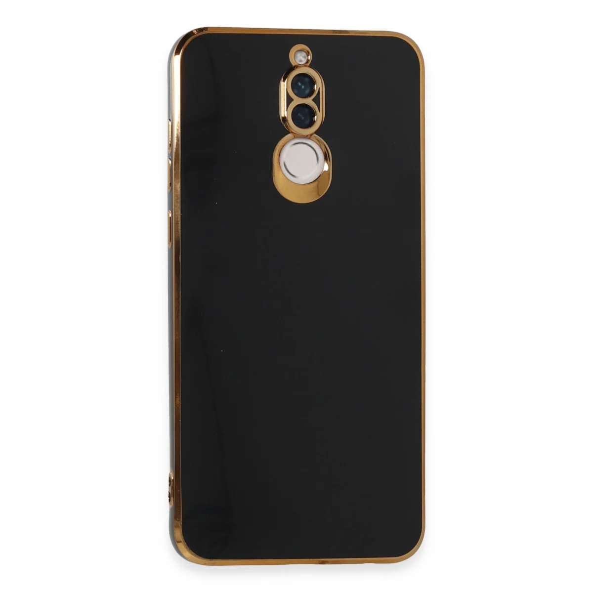 Mate 10 Lite Kılıf Volet Silikon - Siyah