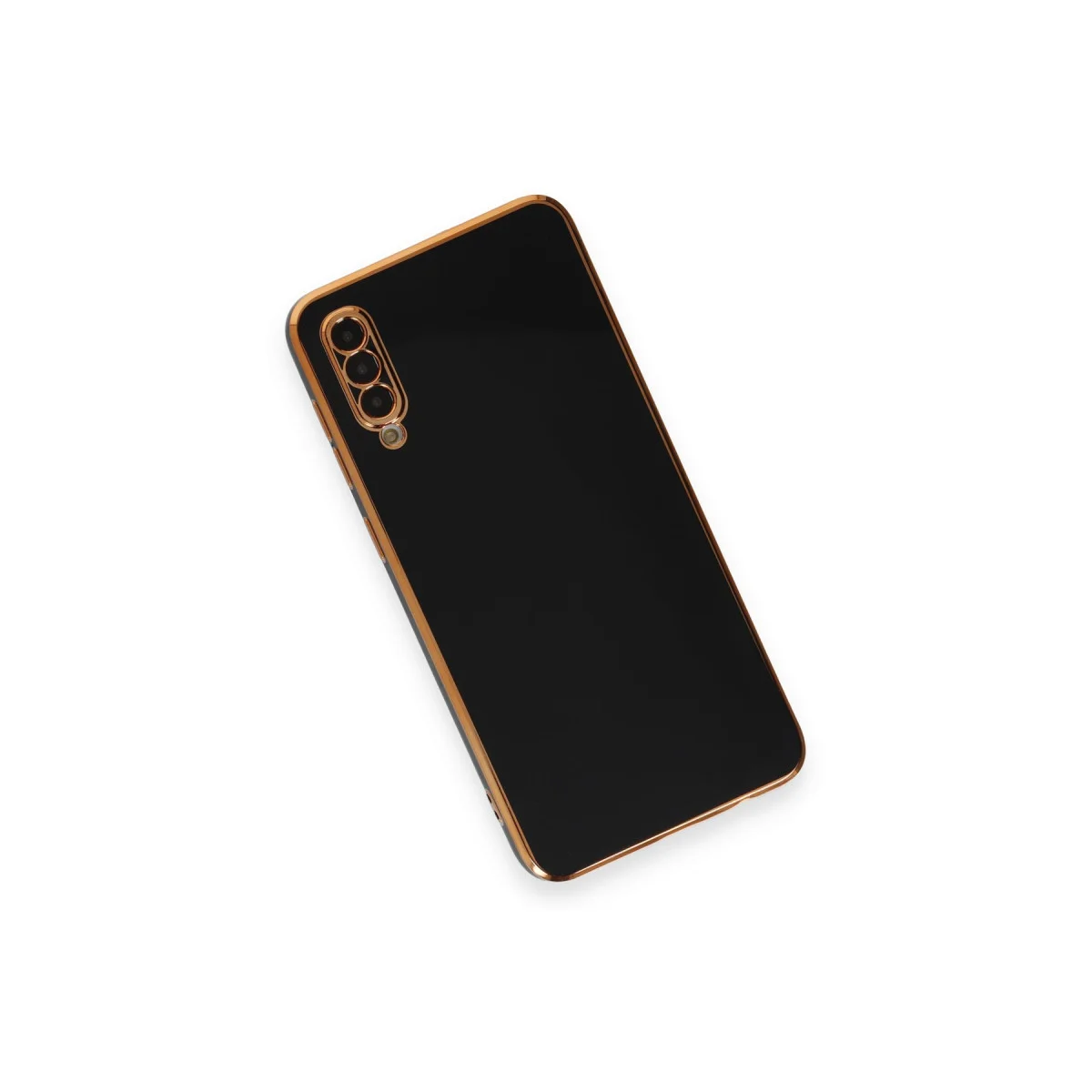 Galaxy A70 Kılıf Volet Silikon - Siyah
