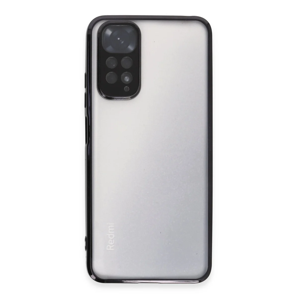 Redmi Note 11 Kılıf Razer Lensli Silikon - Siyah