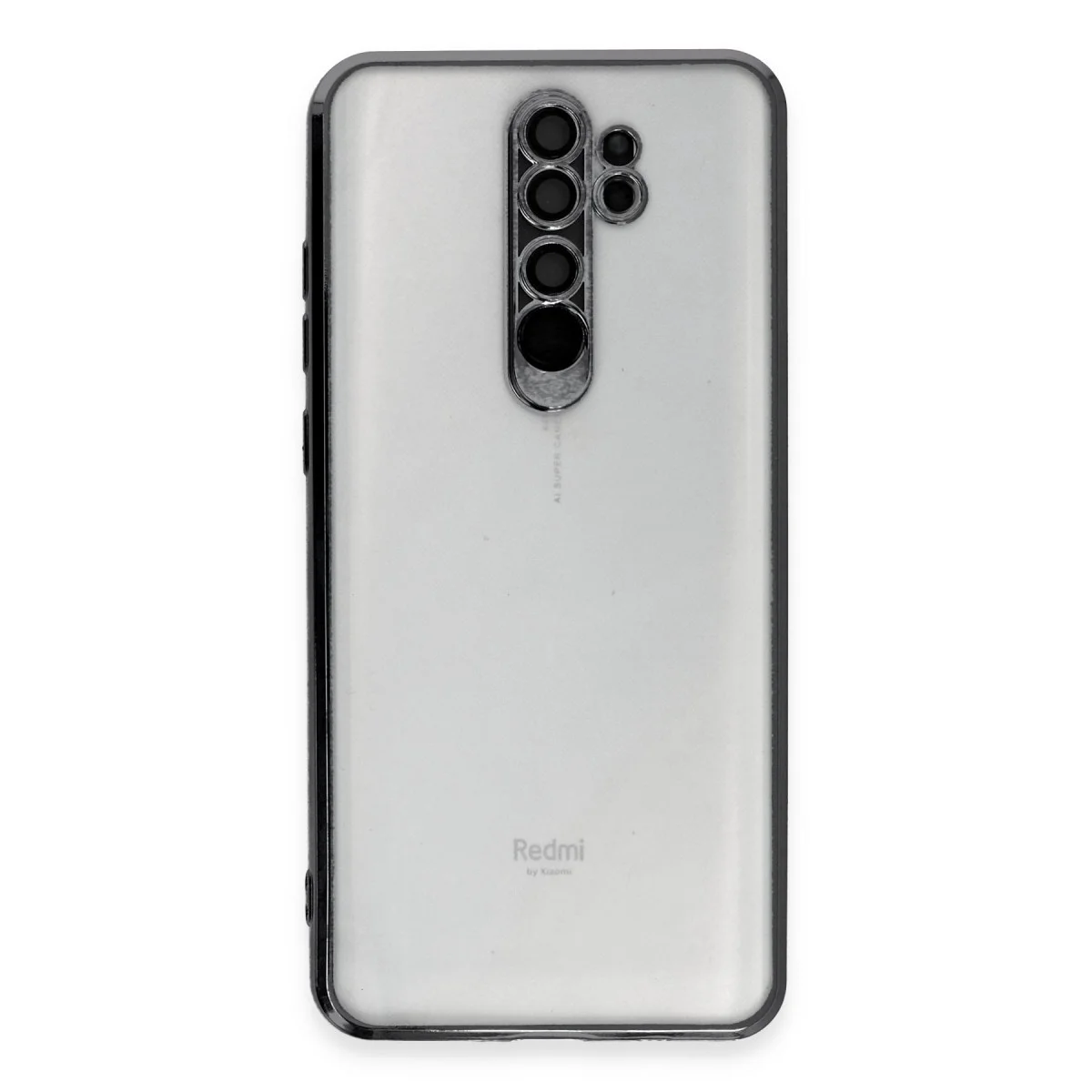 Redmi Note 8 Pro Kılıf Razer Lensli Silikon - Siyah