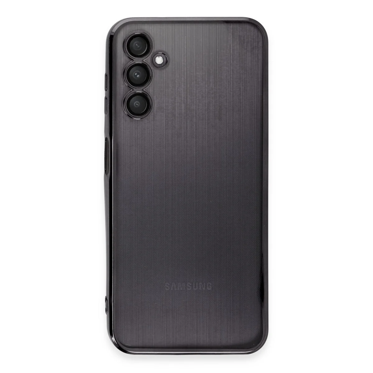 Galaxy A14 4G Kılıf Razer Lensli Silikon - Siyah