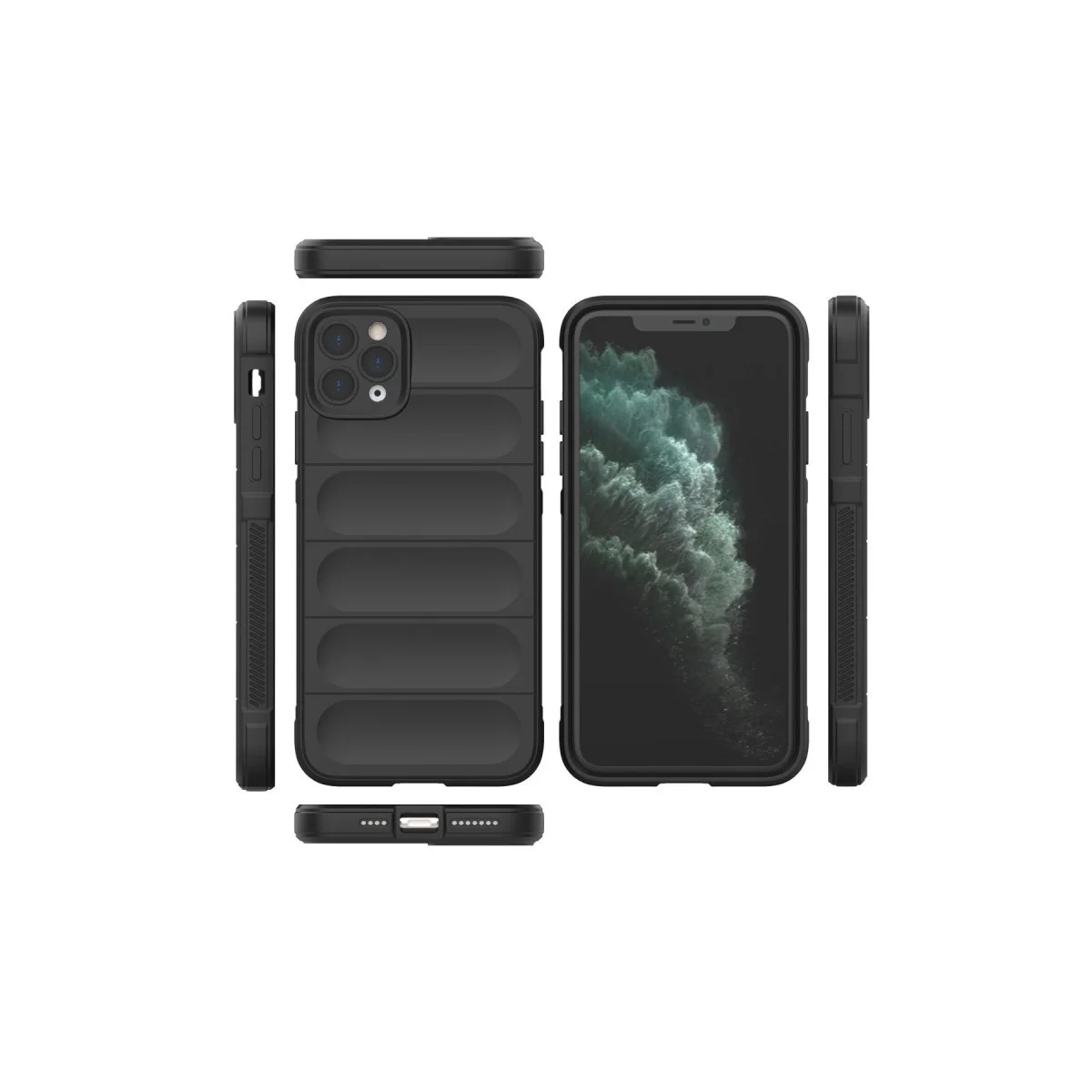 iPhone 11 Pro Kılıf Optimum Silikon - Siyah