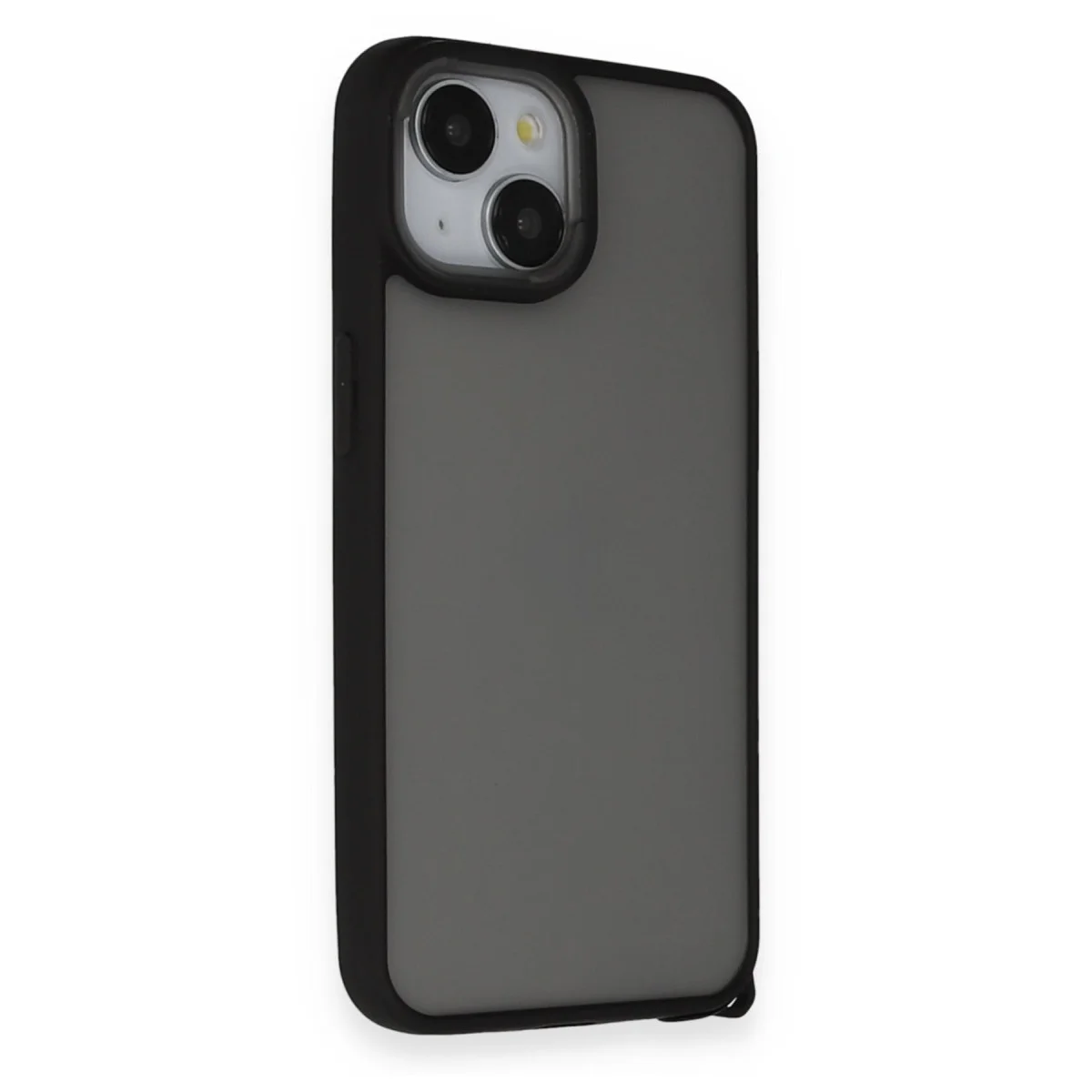 iPhone 14 Kılıf Elegant Kapak - Siyah