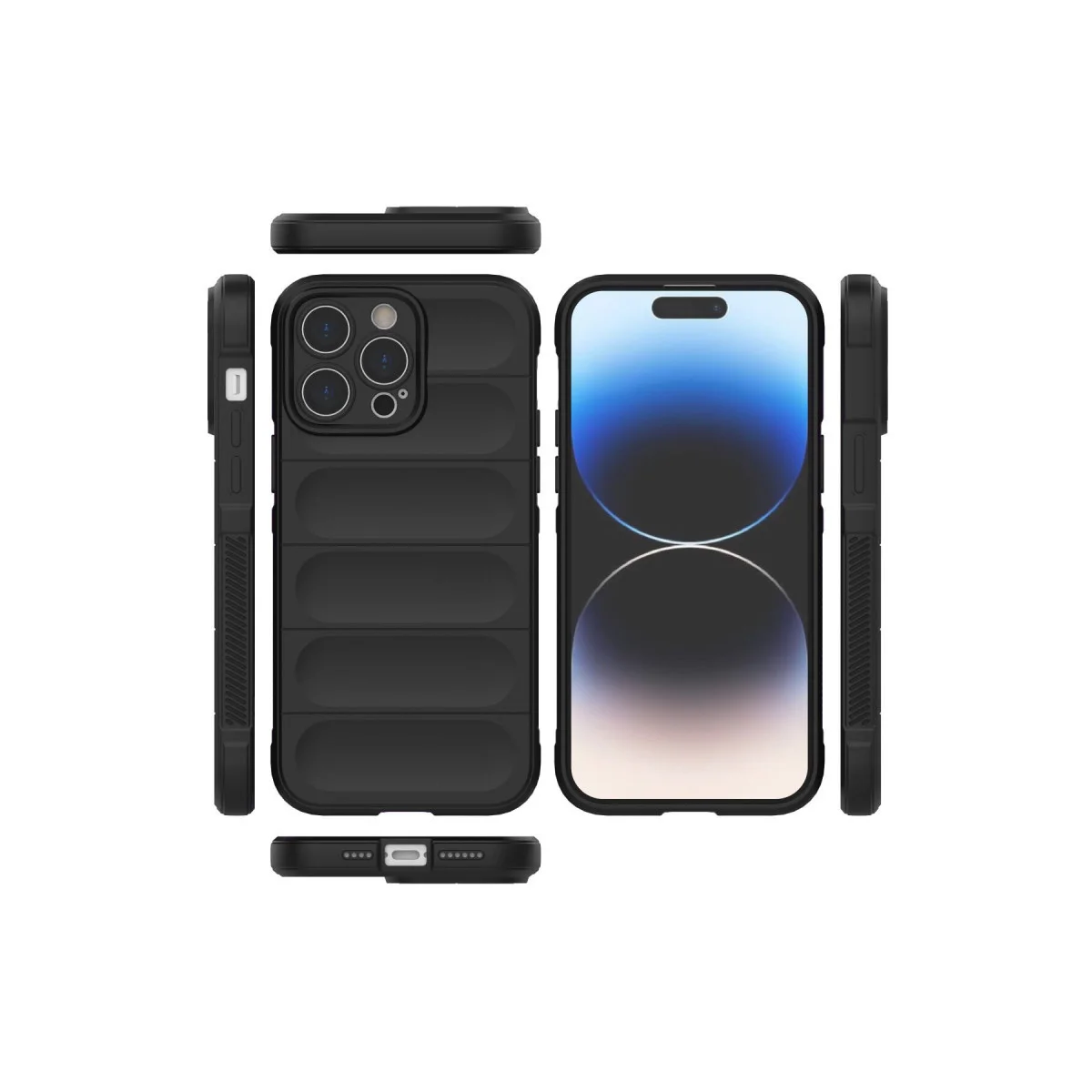iPhone 13 Pro Kılıf Optimum Silikon - Siyah