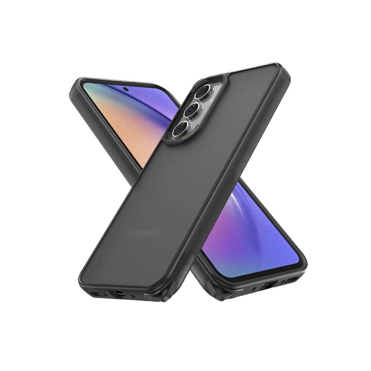 Galaxy A05S Kılıf Elegant Kapak - Siyah