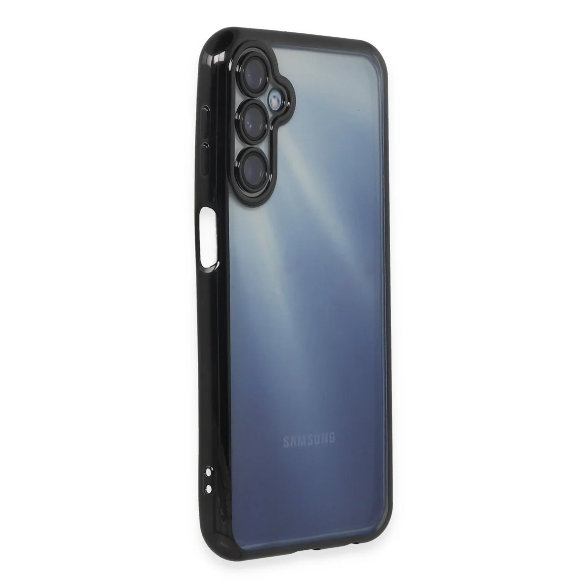 Galaxy A25 5G Kılıf Razer Lensli Silikon - Siyah