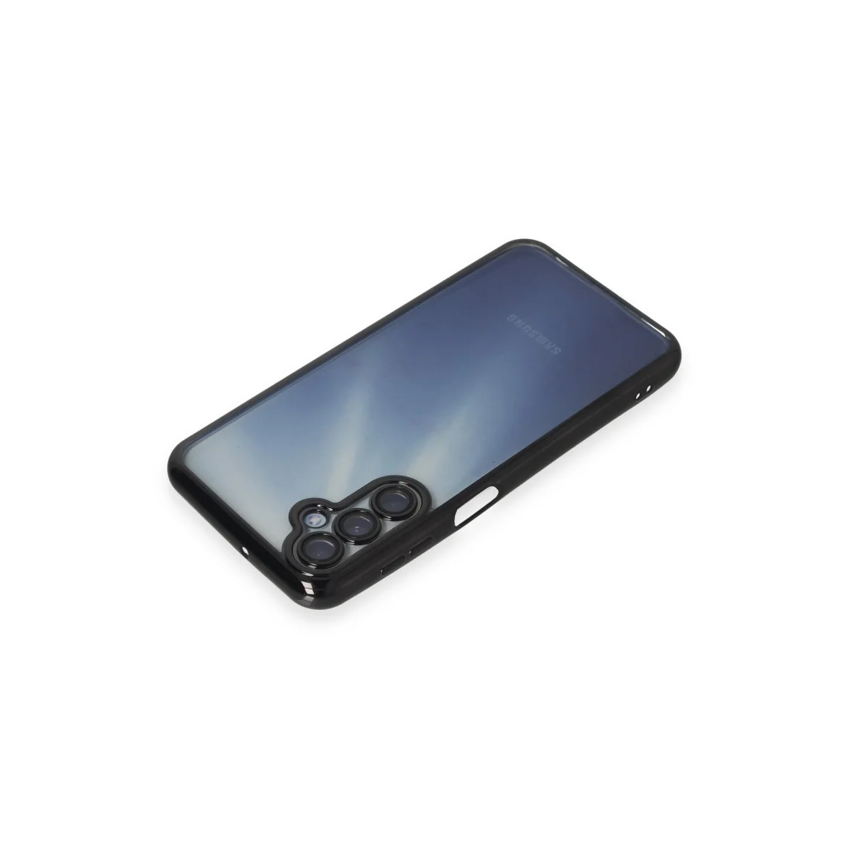 Galaxy A25 5G Kılıf Razer Lensli Silikon - Siyah