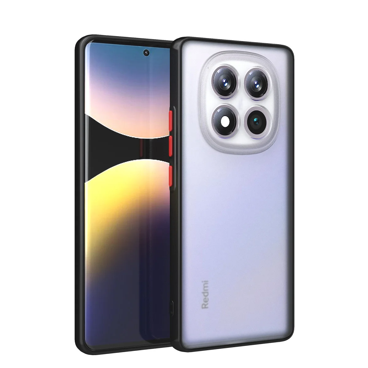 Redmi Note 14 Pro Plus Kılıf Montreal Silikon Kapak - Siyah