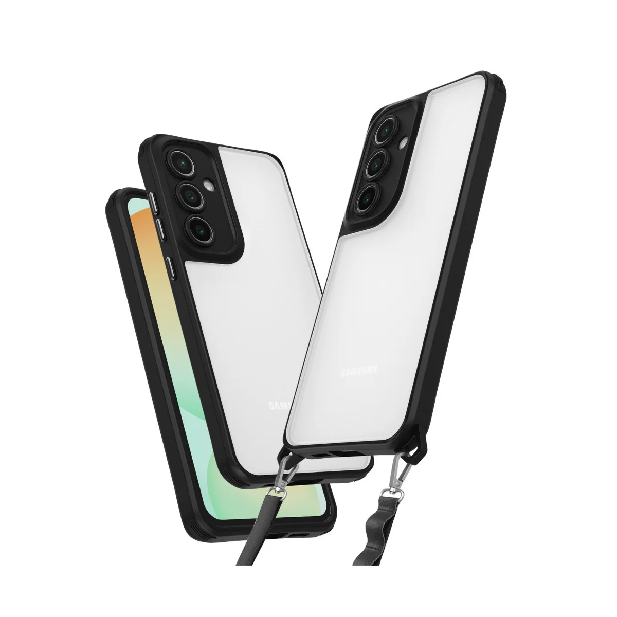 Galaxy A36 Kılıf Penta Silikon Kılıf - Siyah