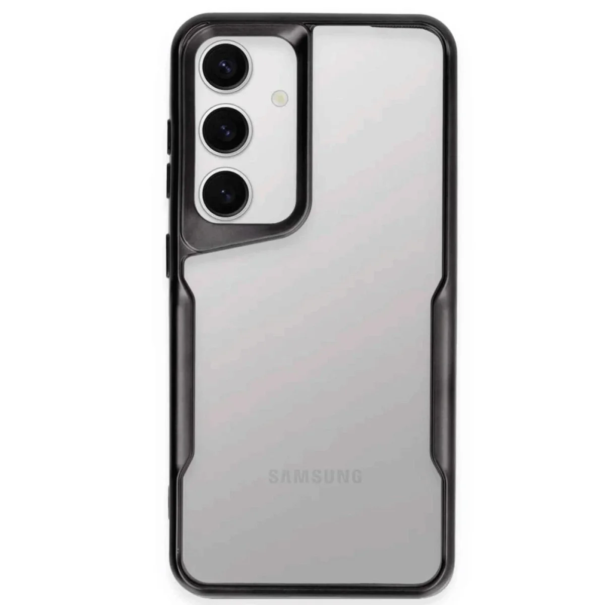 Galaxy S25 Kılıf Boyi Silikon Kapak - Siyah