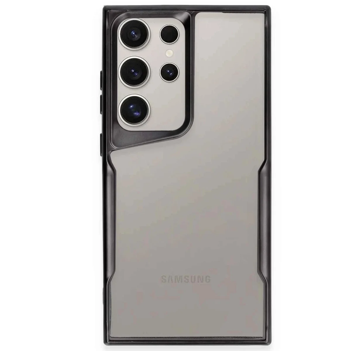 Galaxy S25 Ultra Kılıf Boyi Silikon Kapak - Siyah