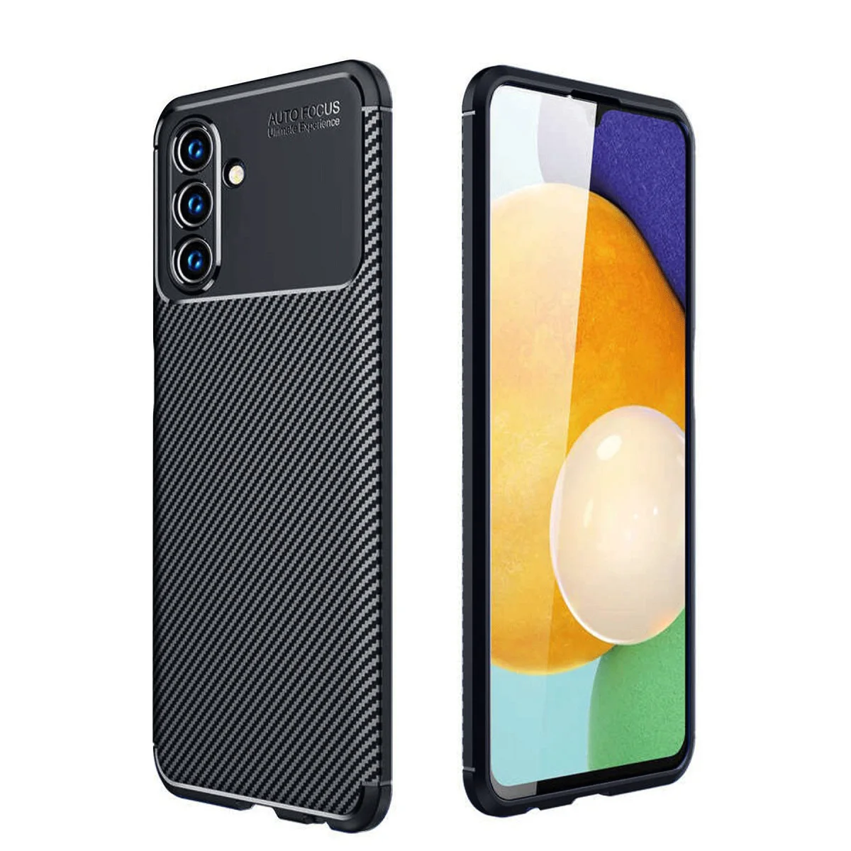 Galaxy A26 Kılıf Auto Focus Karbon Kapak - Siyah
