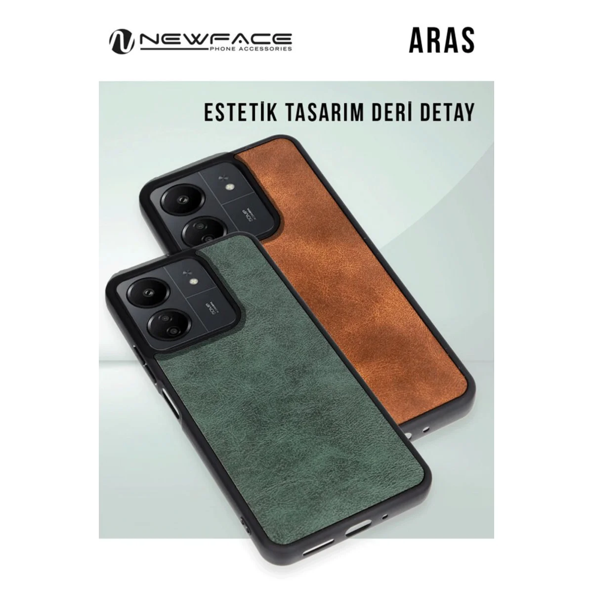 Galaxy A36 Kılıf Aras Deri Kapak - Siyah