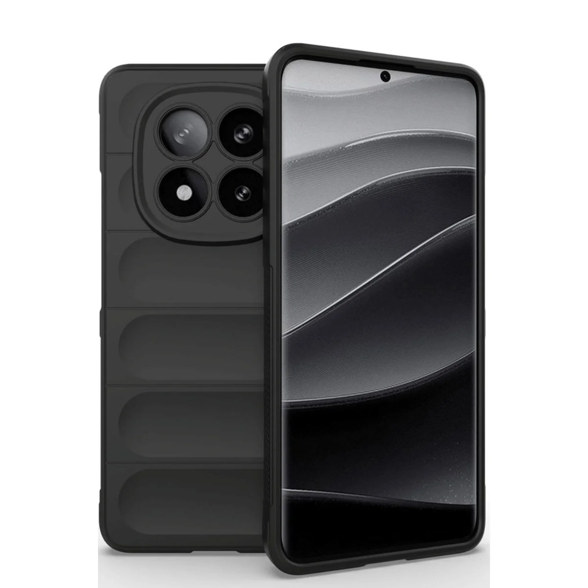 Redmi Note 14 Pro 5G Kılıf Optimum Silikon - Siyah