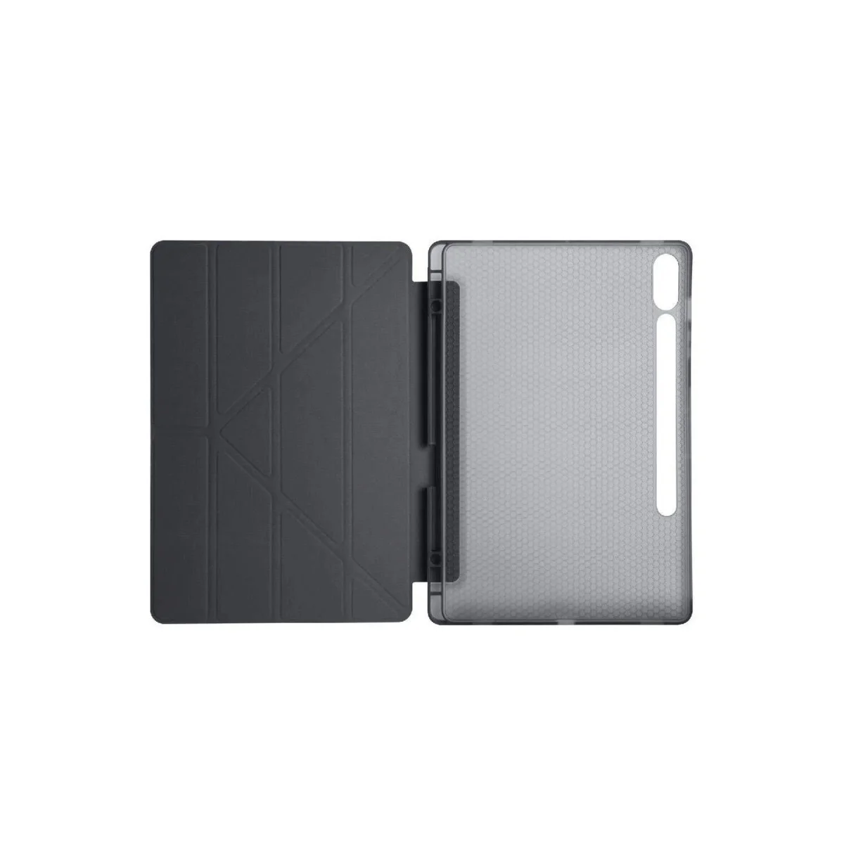 Galaxy X510 Tab S9 FE 11 Kılıf Kalemlikli Mars Tablet Kılıfı - Siyah