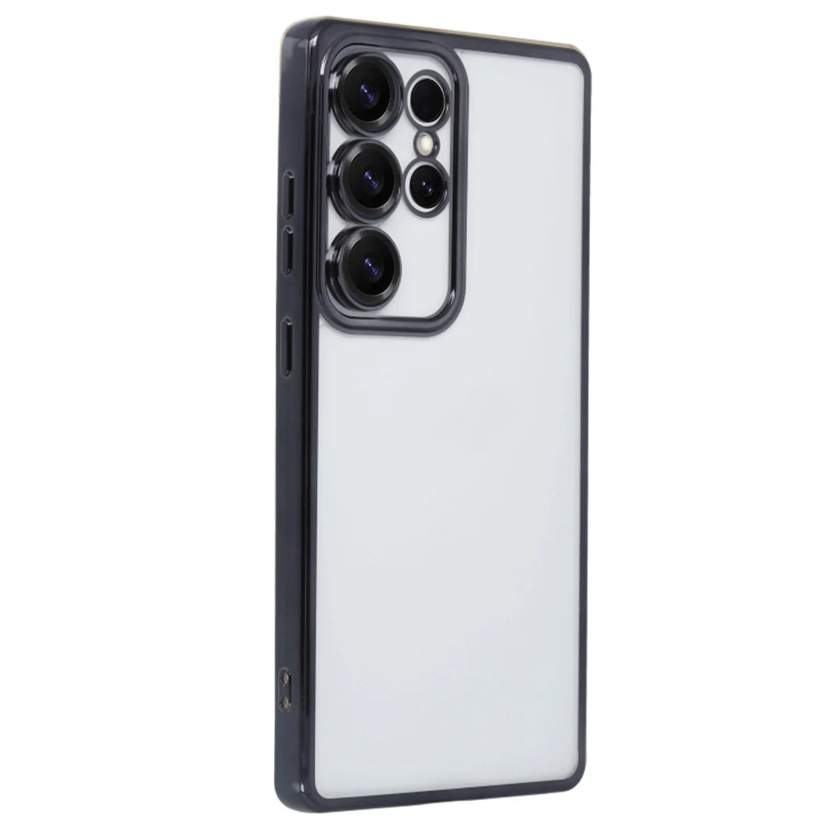 Galaxy S25 Ultra Kılıf Razer Lensli Silikon - Siyah