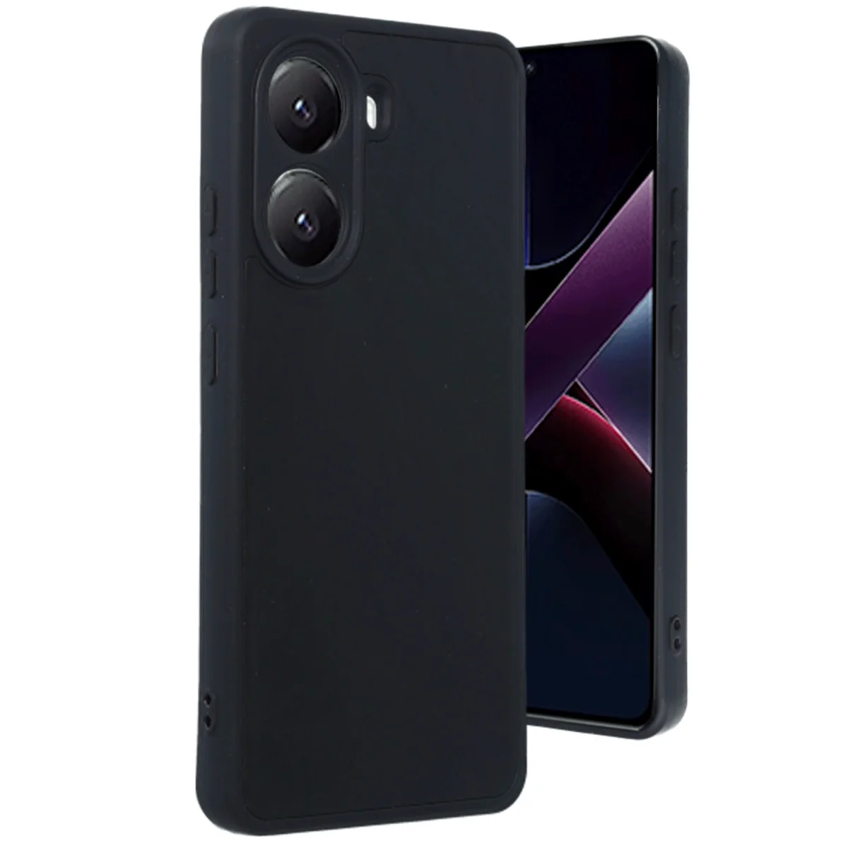 Poco X7 Pro Kılıf Aras Deri Kapak - Siyah