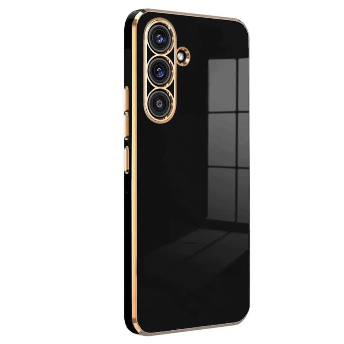 Galaxy A24 4G Kılıf Volet Silikon - Siyah