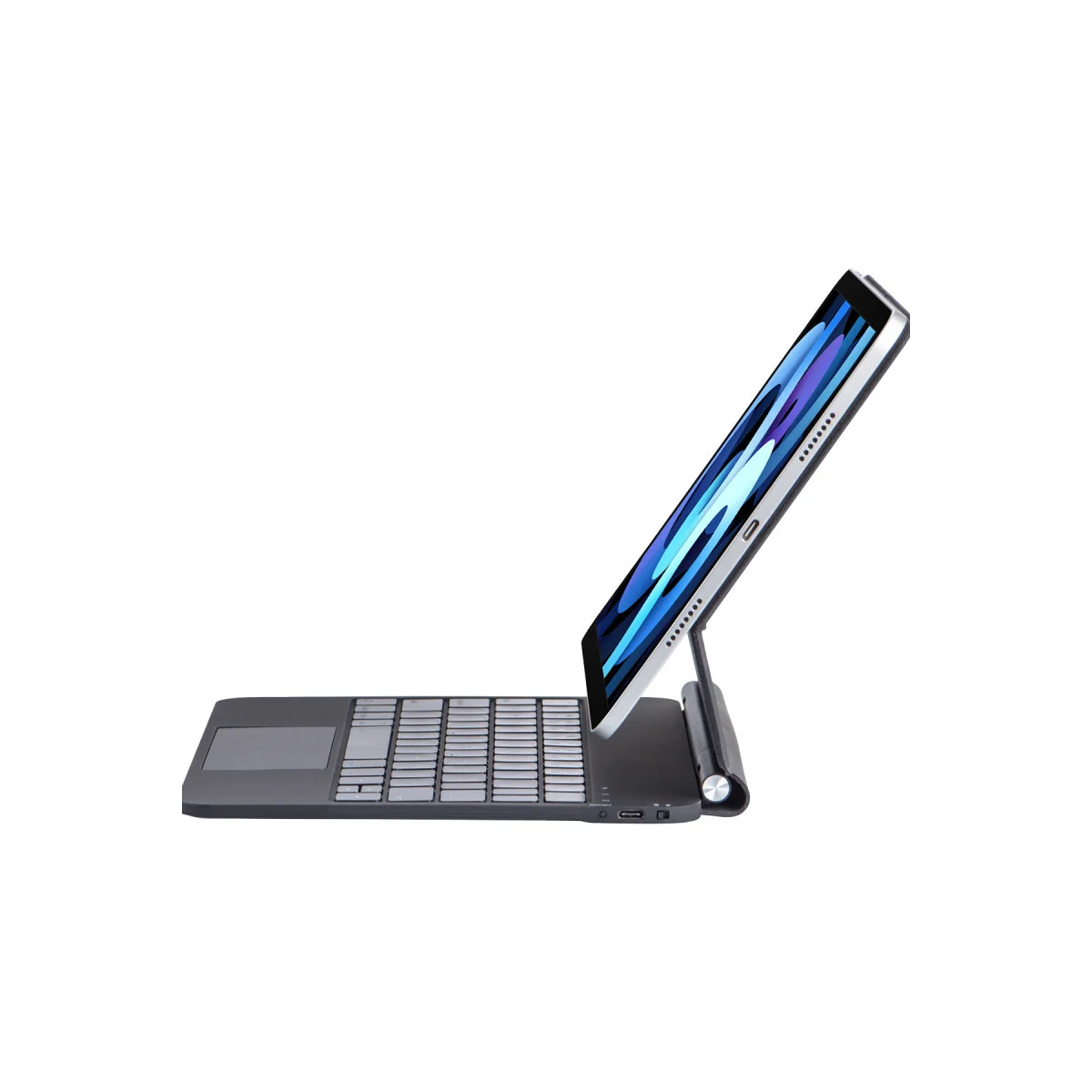 iPad Pro 11 (2024) Kılıf X7P Magic Manyetik Klavyeli Tablet Kılıfı - Siyah