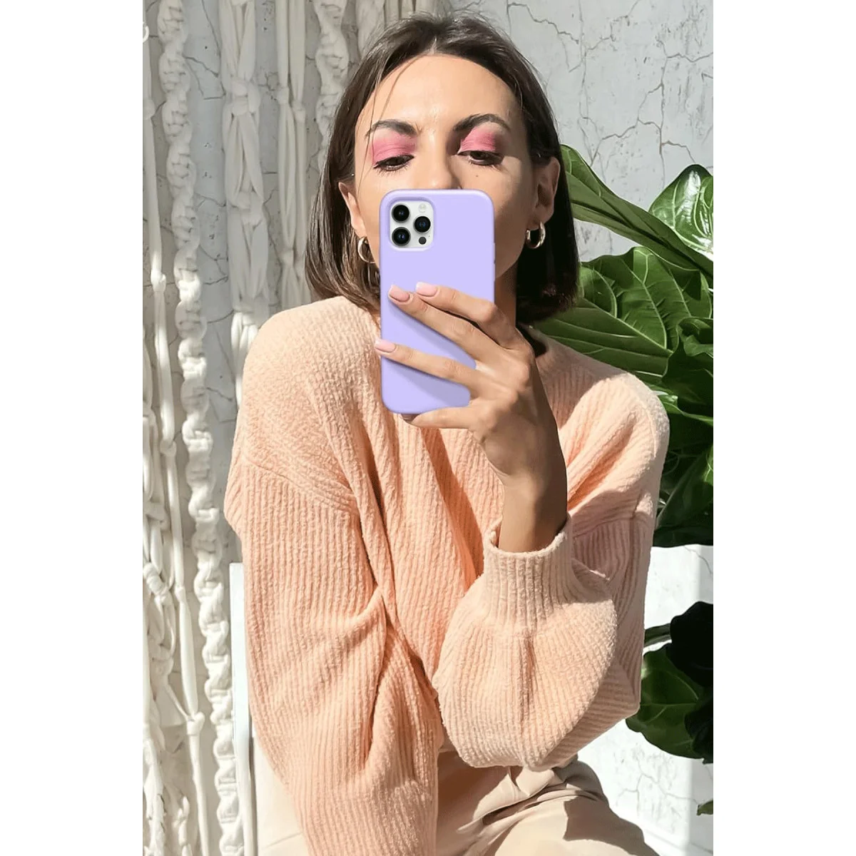 iPhone 12 Pro Kılıf First Silikon - Siyah