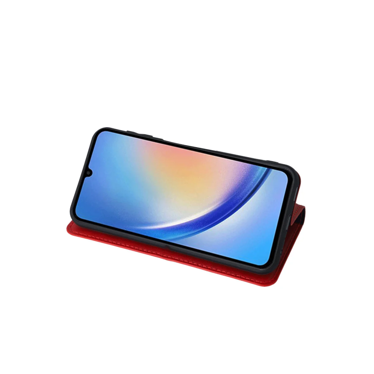Galaxy A24 4G Kılıf Trend S Plus Kapaklı Kılıf - Siyah