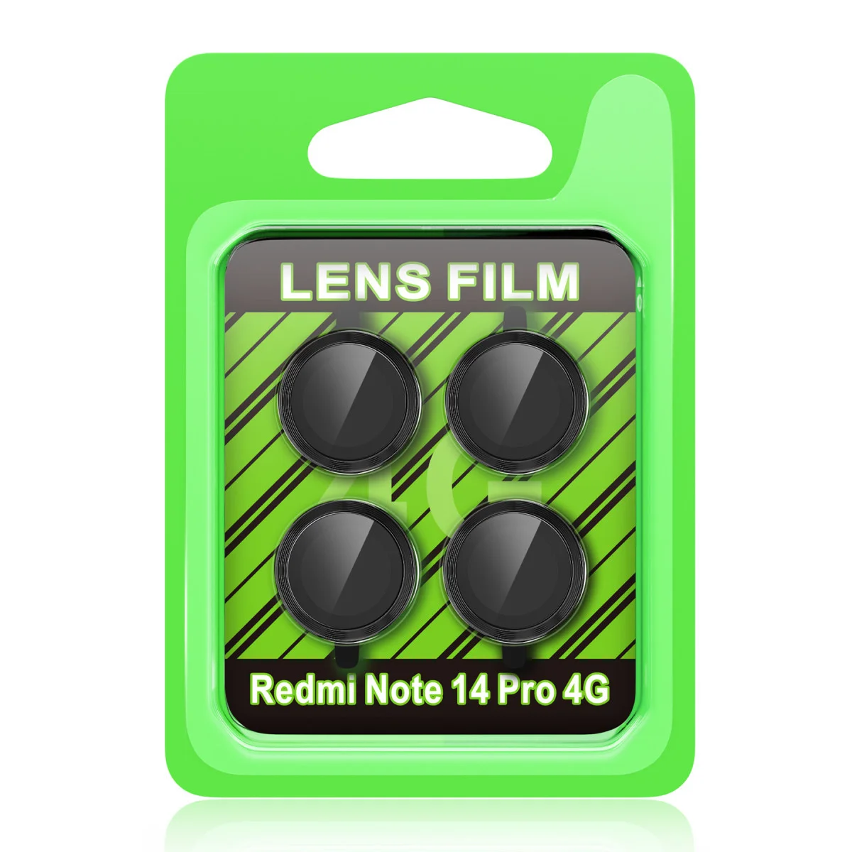 Redmi Note 14 Pro 4G Raze Metal Kamera Lens - Siyah