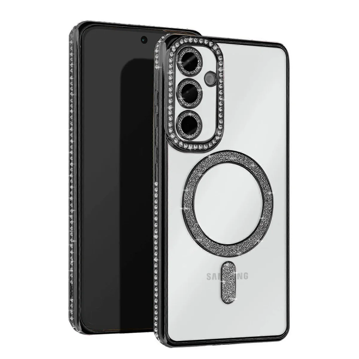 Galaxy S25 Edge Joke Simli Magneticsafe Kılıf - Siyah