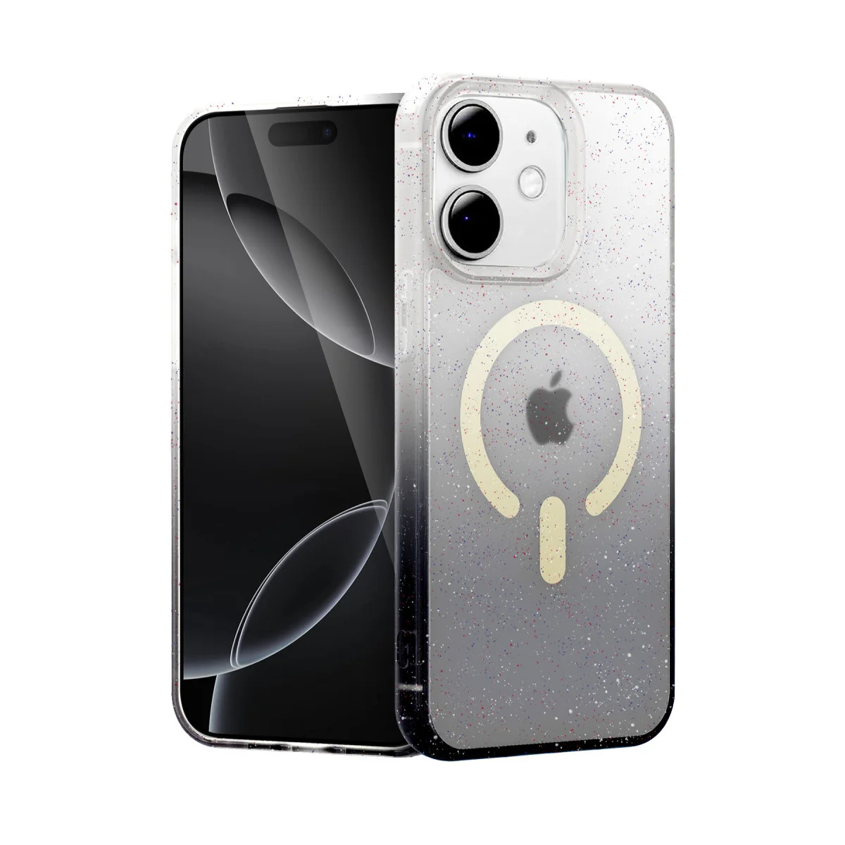 iPhone 11 Pummel Shiny Magsafe Kapak - Siyah