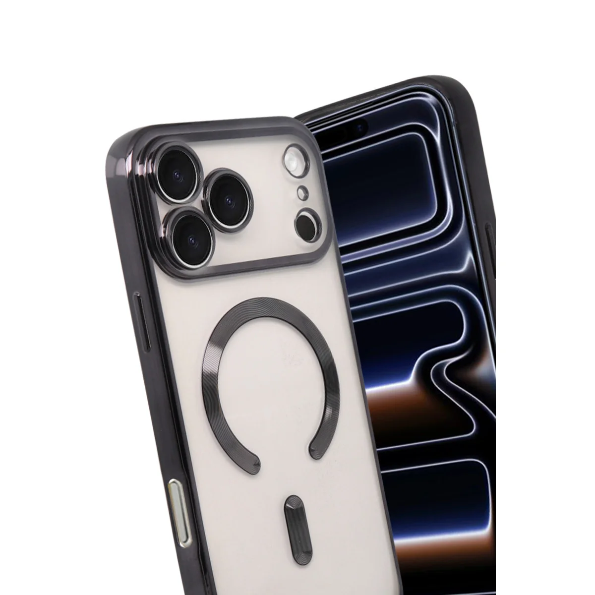 iPhone 17 Pro Kross Magneticsafe Kapak - Siyah