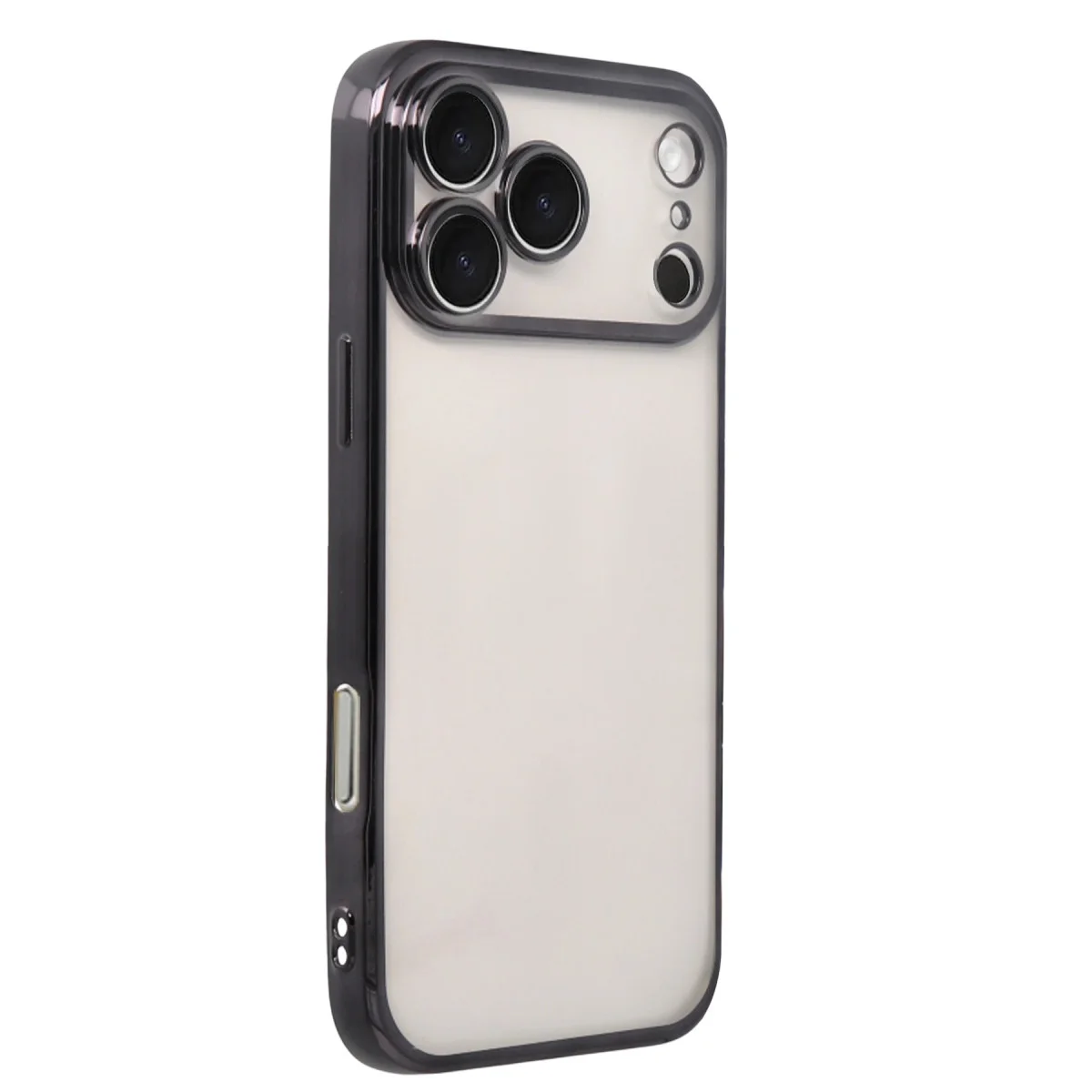 iPhone 17 Pro Razer Lensli Silikon - Siyah
