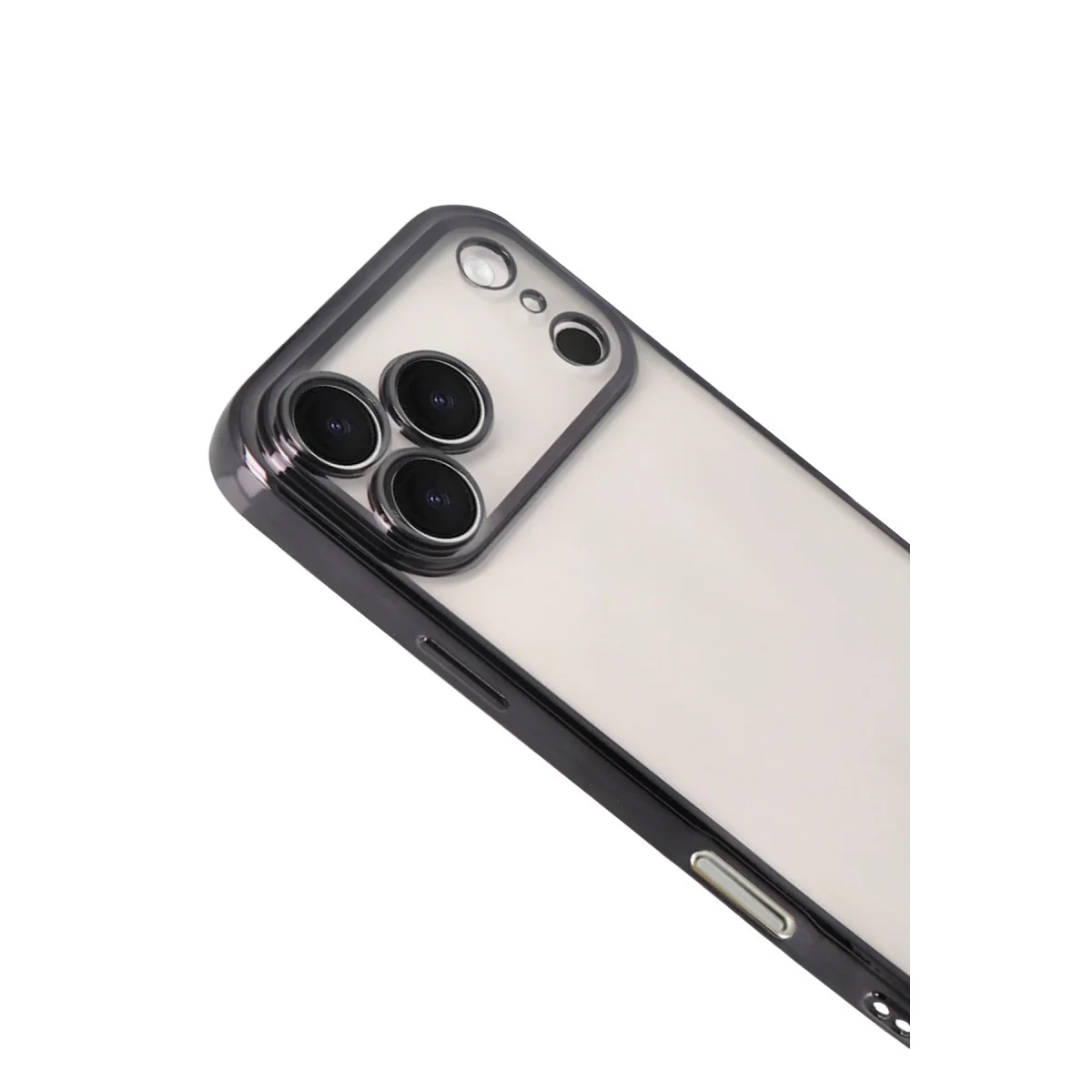 iPhone 17 Pro Razer Lensli Silikon - Siyah