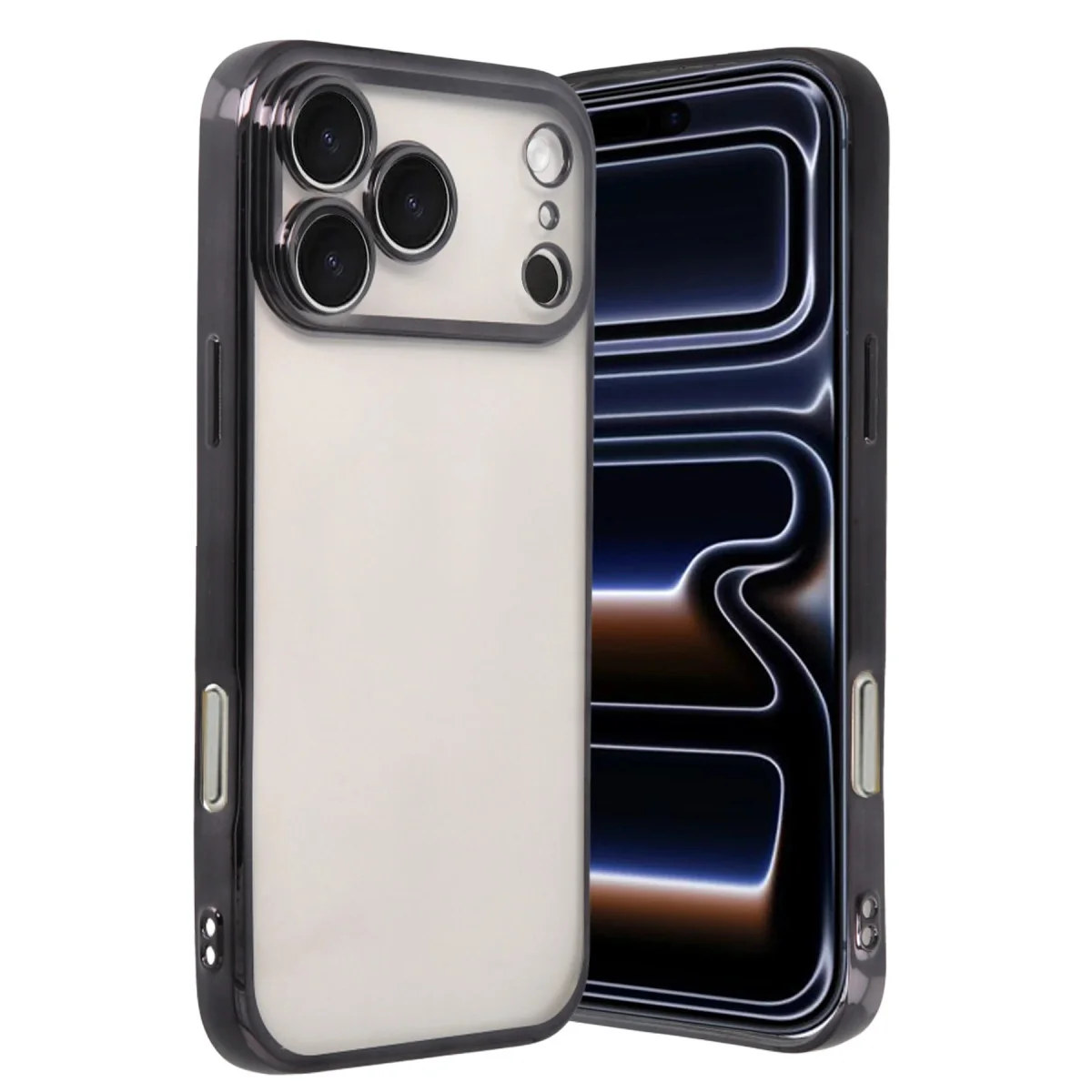 iPhone 17 Pro Max Razer Lensli Silikon - Siyah