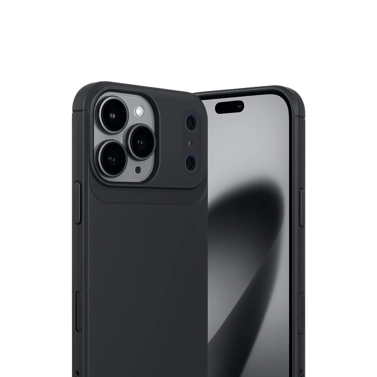 iPhone 17 Pro Auto Focus Karbon Kapak - Siyah