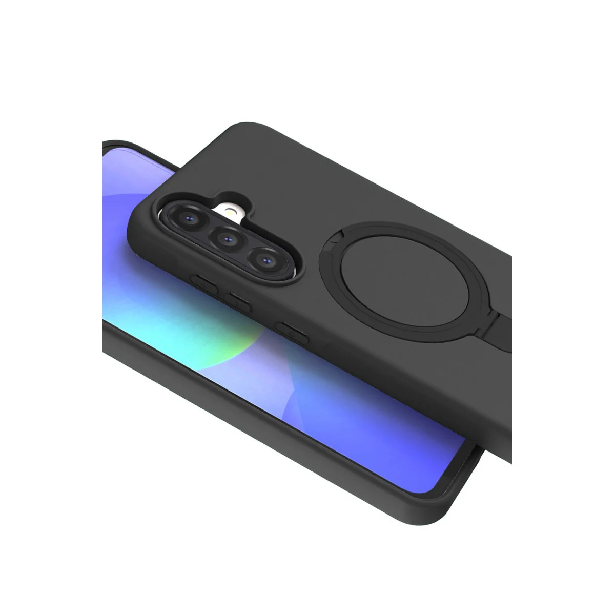 Galaxy A56 Regal Magsafe Standlı Kapak - Siyah