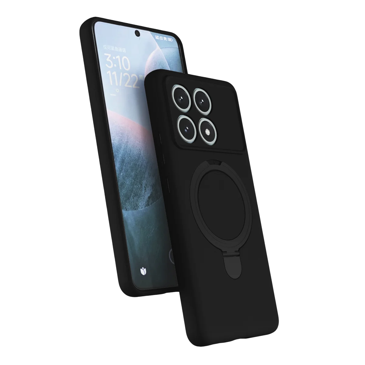 Poco X6 Pro Regal Magsafe Standlı Kapak - Siyah