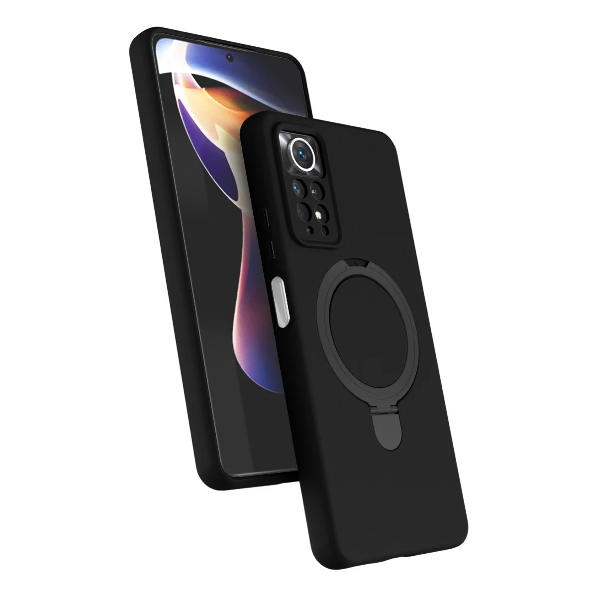 Redmi Note 12 Pro 4G Regal Magsafe Standlı Kapak - Siyah