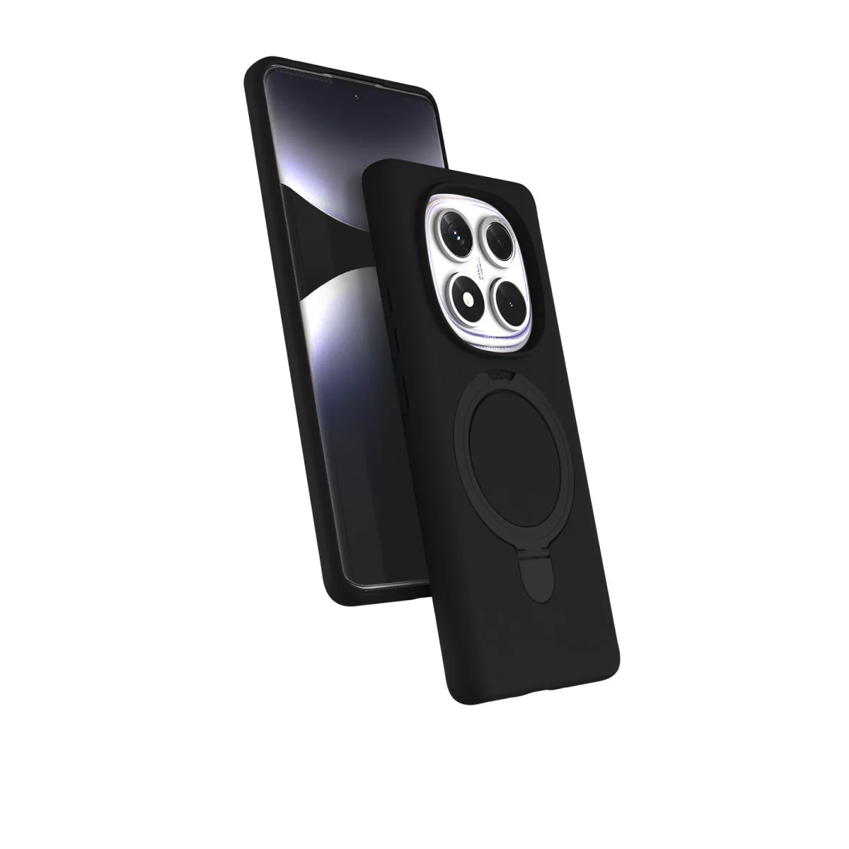 Redmi Note 14 Pro 4G Regal Magsafe Standlı Kapak - Siyah
