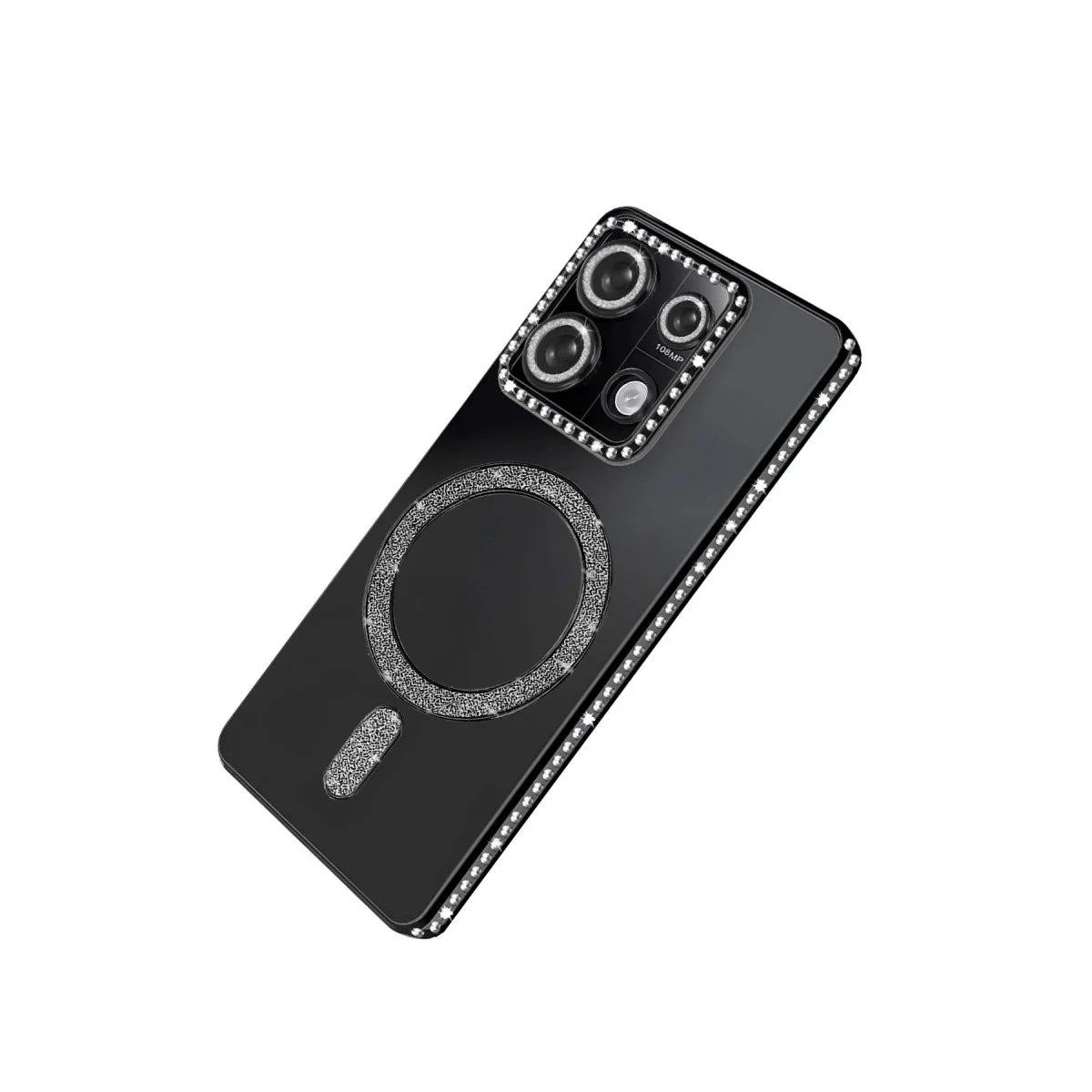 Redmi 13C Joke Simli Magneticsafe Kılıf - Siyah