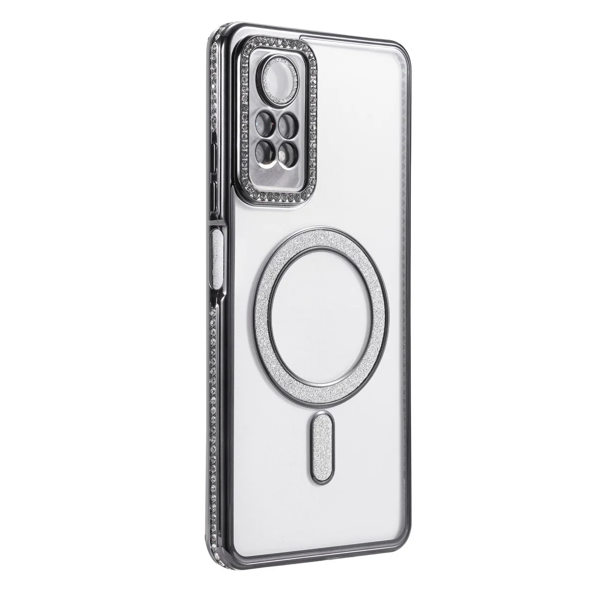 Redmi Note 12 Pro 4G Joke Simli Magneticsafe Kılıf - Siyah