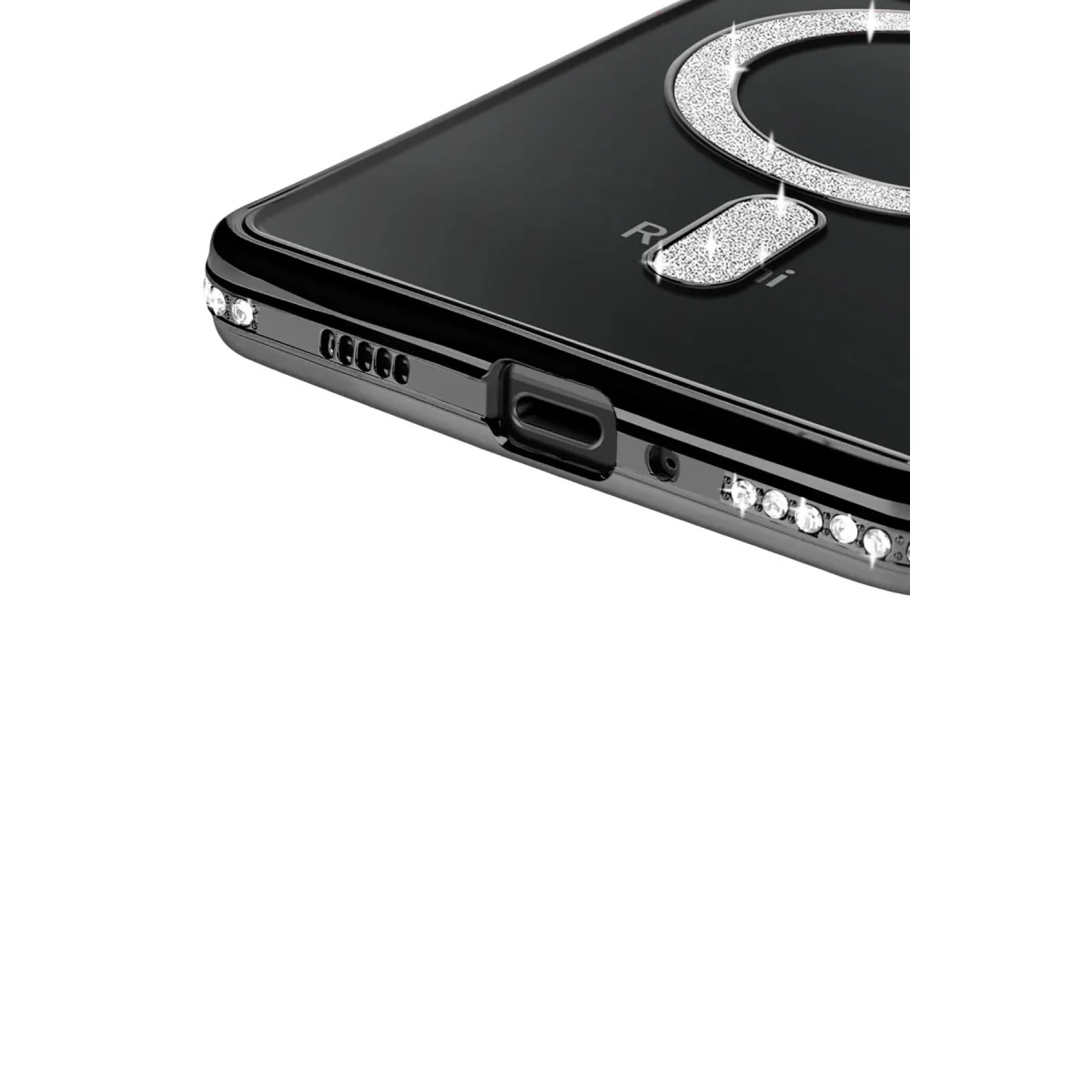 Redmi 14C Joke Simli Magneticsafe Kılıf - Siyah