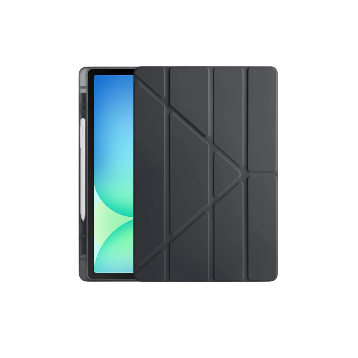 Galaxy Tab S10 FE Plus 13.1 Kalemlikli Hugo Tablet Kılıfı - Siyah