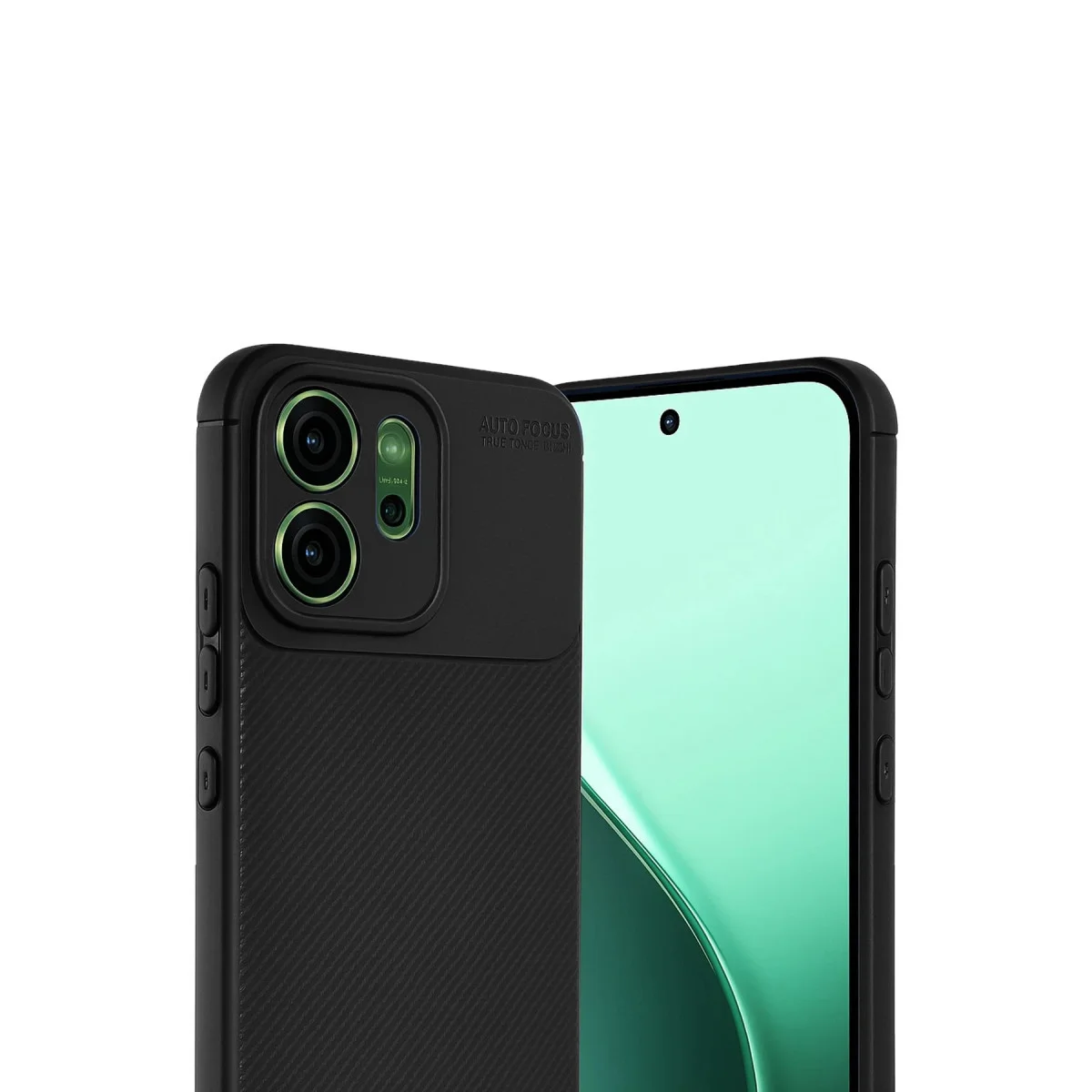 Reno 14 Auto Focus Karbon Kapak - Siyah