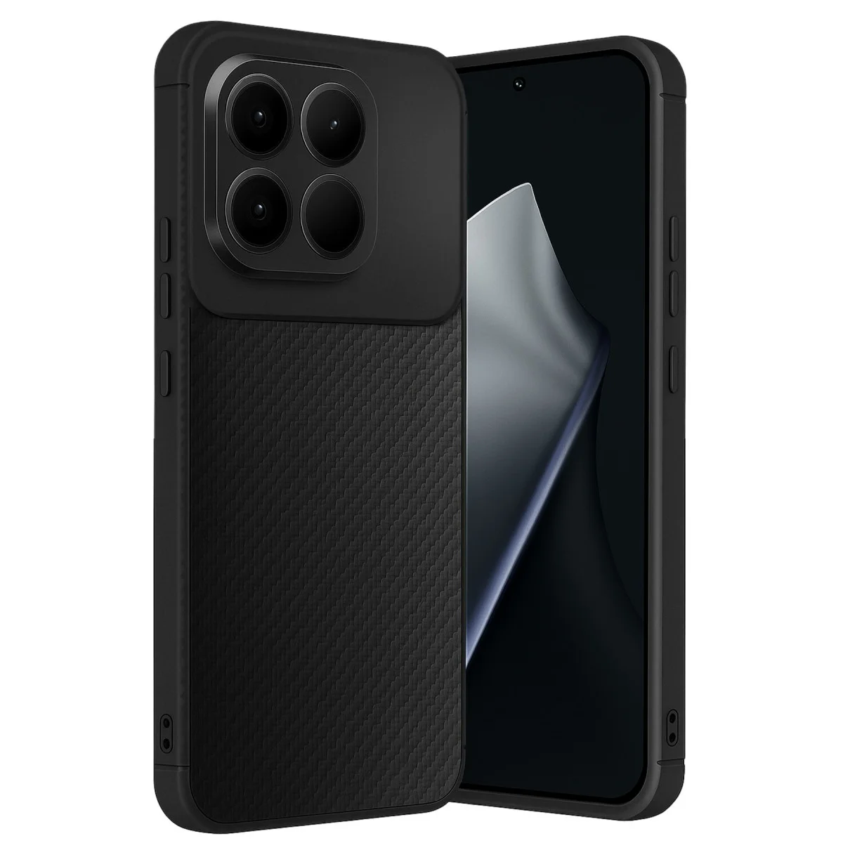Mi 15T Auto Focus Karbon Kapak - Siyah