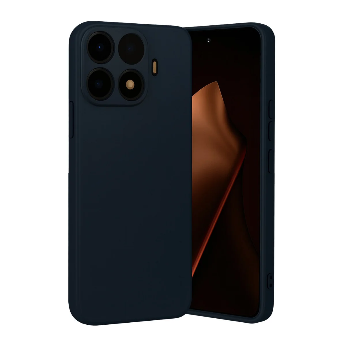 Mi 15T Pro Nano içi Kadife Silikon - Siyah