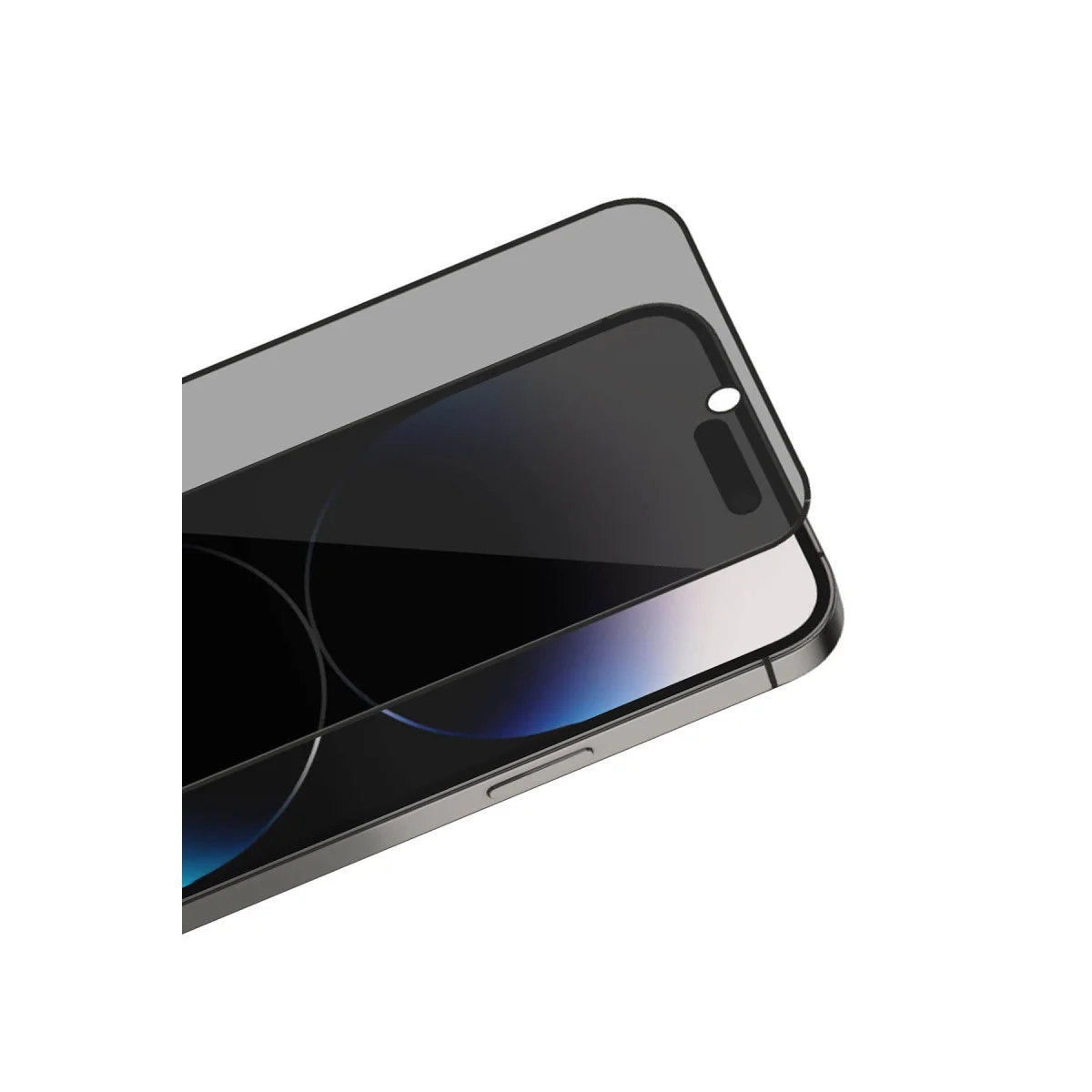 iPhone 17 Pro Max Bilvis 3X AR Hayalet Cam Ekran Koruyucu - Siyah