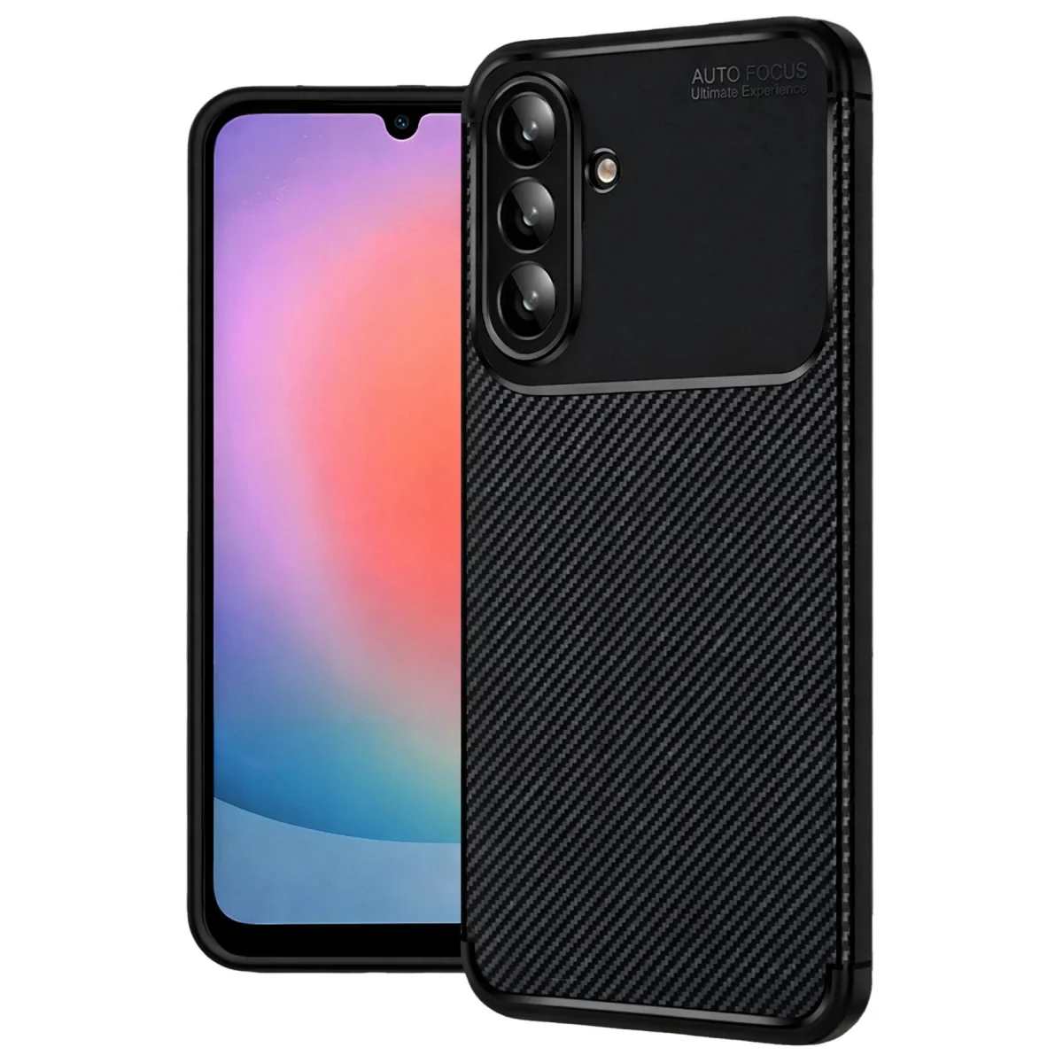 Galaxy A57 5G Auto Focus Karbon Kapak - Siyah