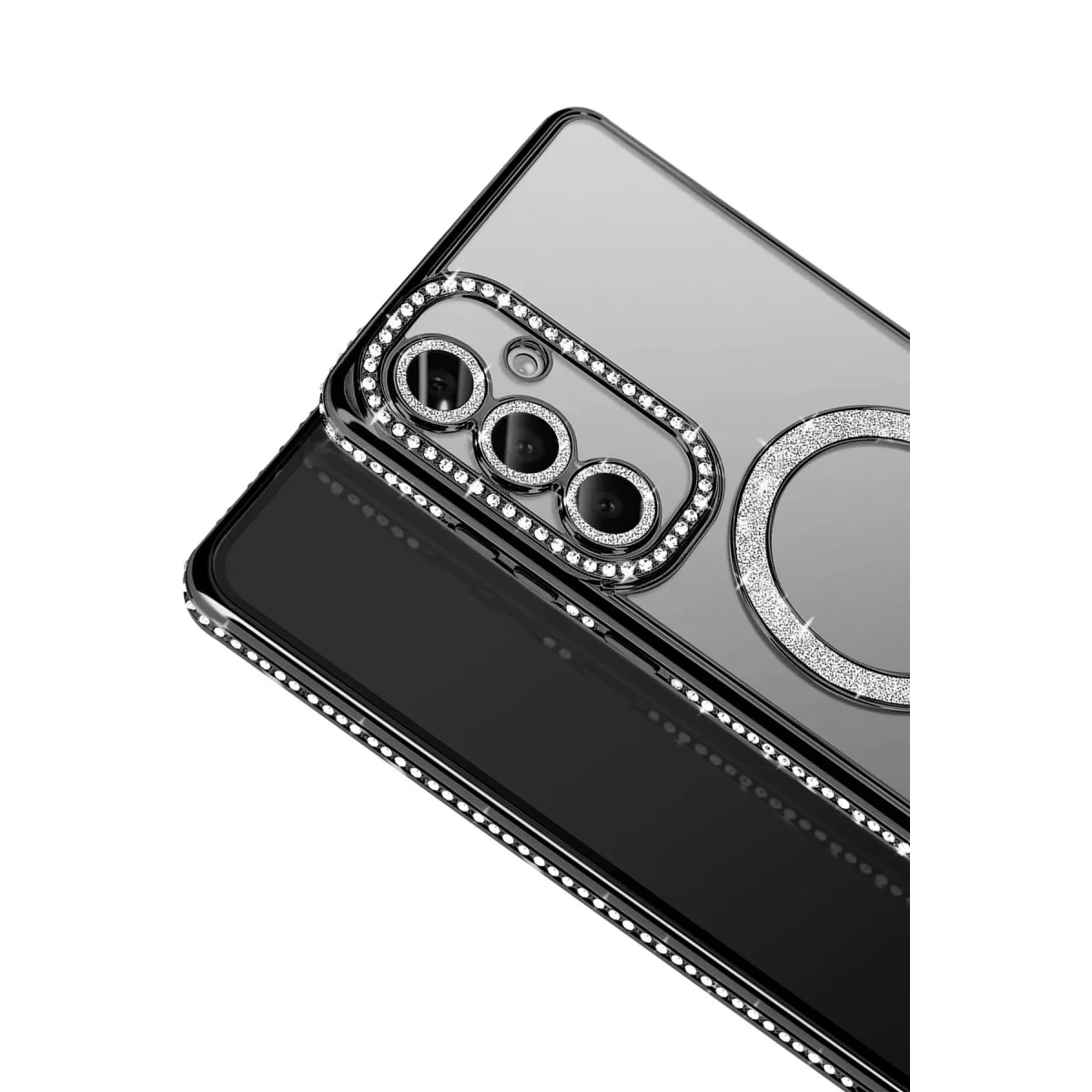 Galaxy A37 5G Joke Simli Magneticsafe Kılıf - Siyah