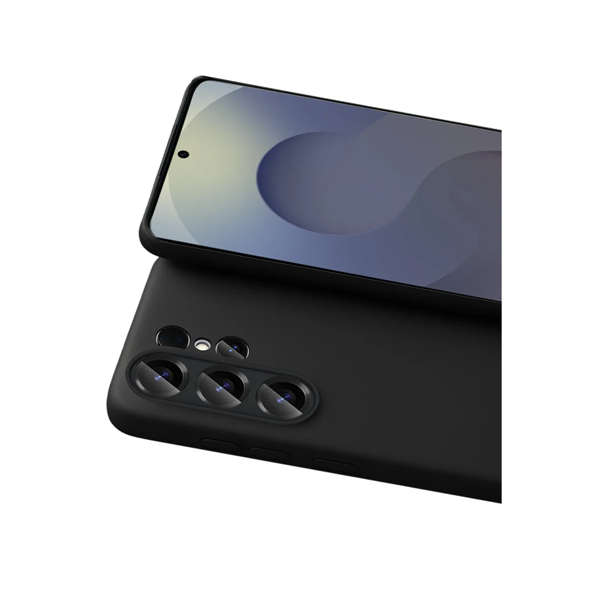 Galaxy S26 Ultra Nano içi Kadife Silikon - Siyah