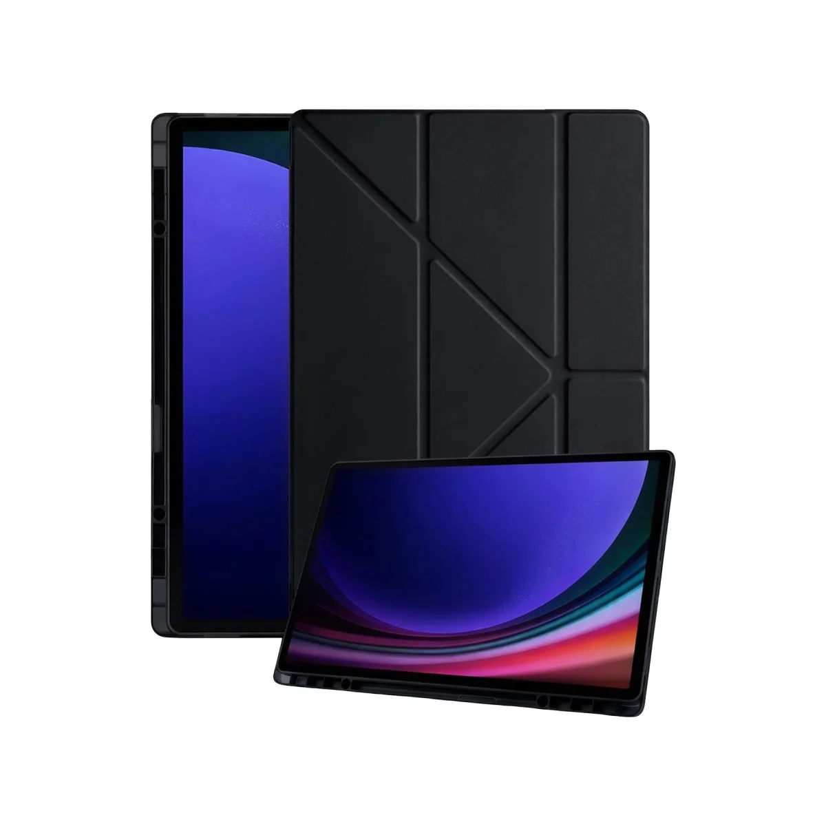 Galaxy X730 Tab S11 Kalemlikli Mars Tablet Kılıfı - Siyah